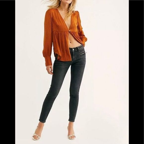 NWT FP Jet low skinny jeans. Size 24 - Picture 1 of 6